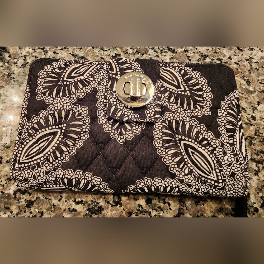 Vera Bradley turnlock wallet